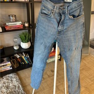 Zara Blue Flare & Wide Leg Jeans